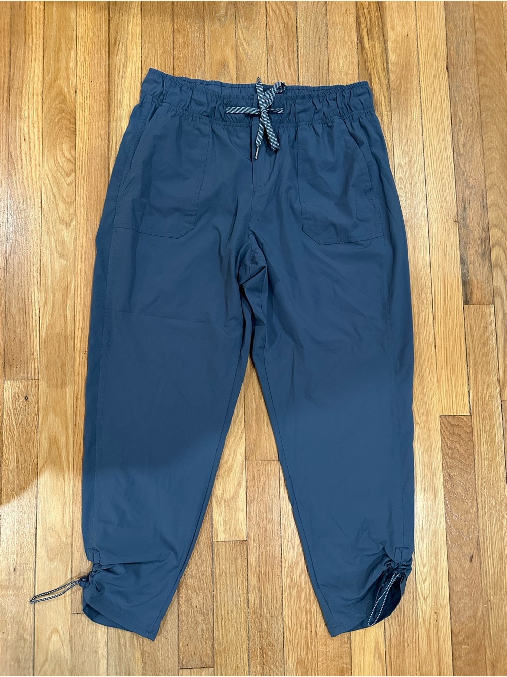AVALANCHE Outdoor Supply Co Size L Jogger Nylon Stretch Pants Pocket Blue